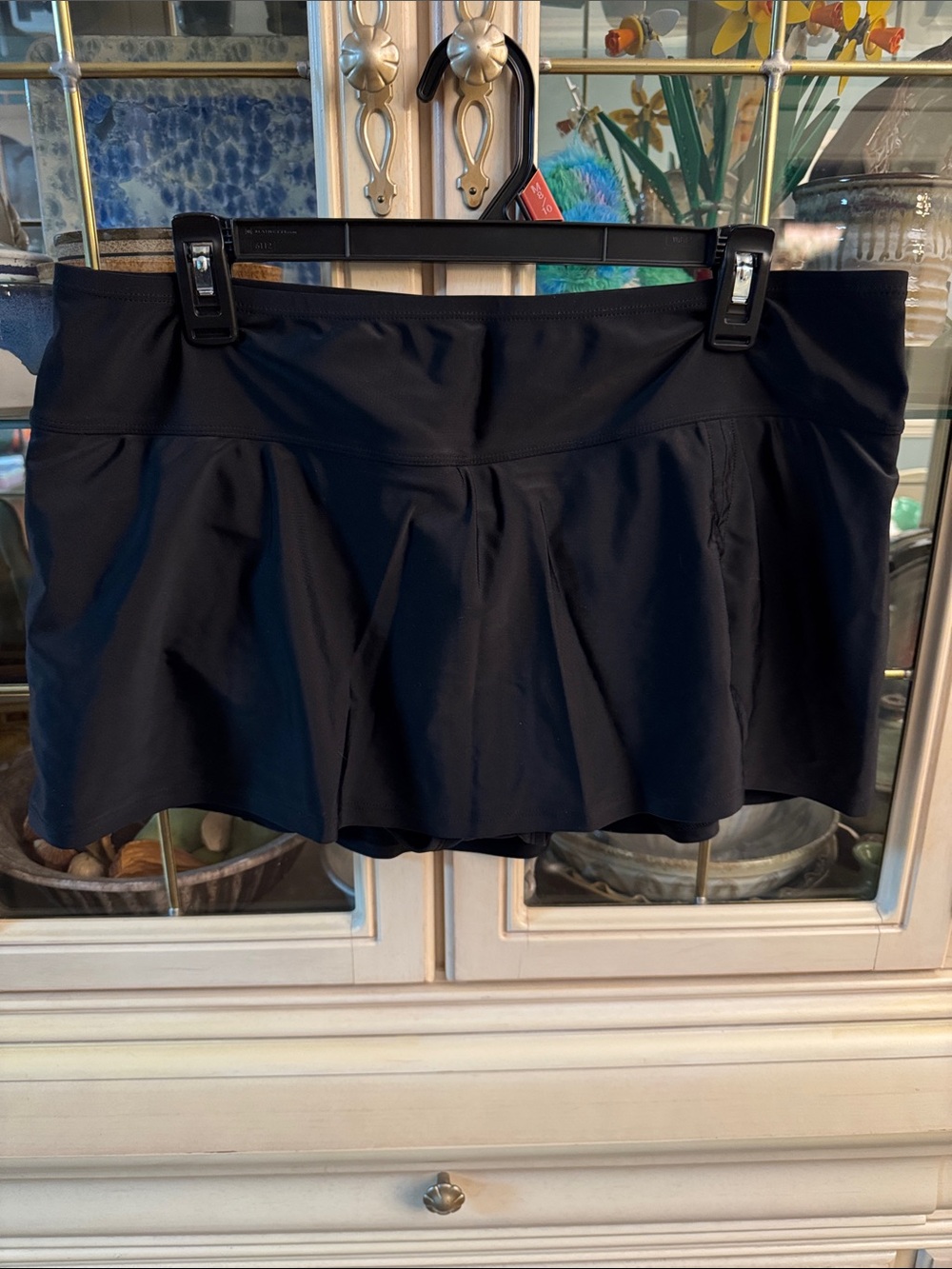 AVA & VIV Black Swim Skirt with panty - Size 16W/18W